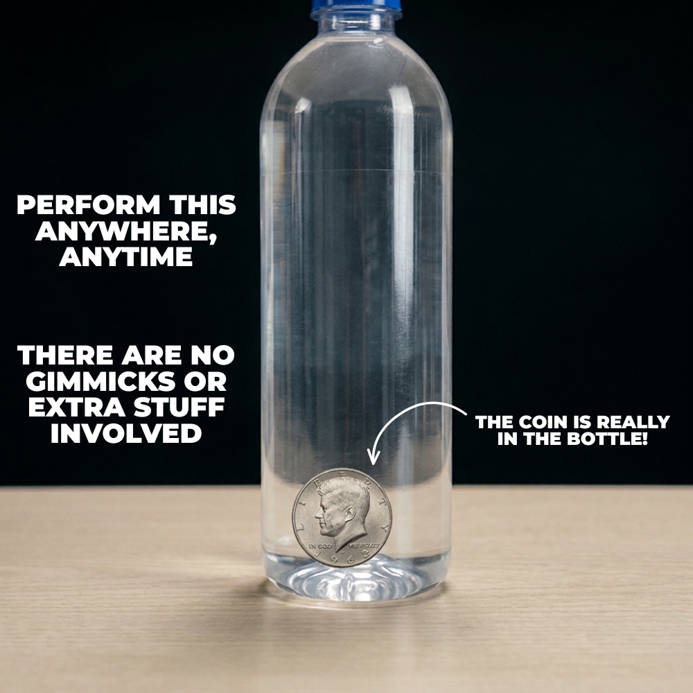 Liquidate - Coin Through Bottle