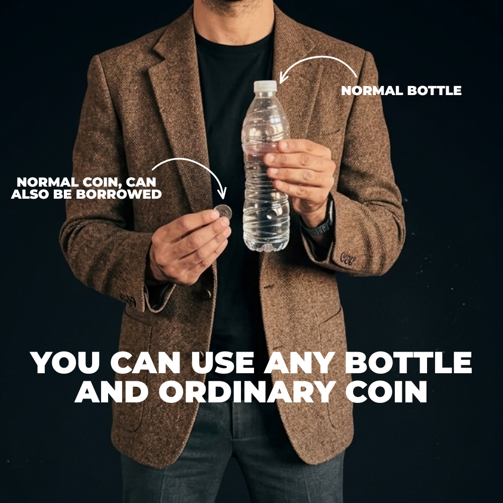 Liquidate - Coin Through Bottle